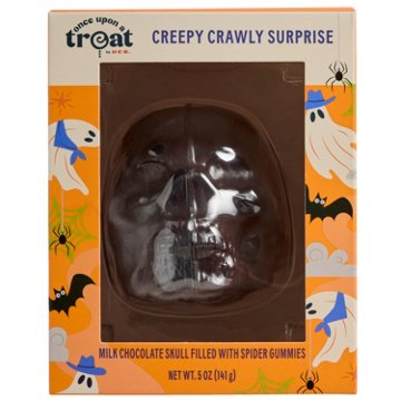Once Upon a Treat by H-E-B Milk Chocolate Skull Filled With Spider Gummies