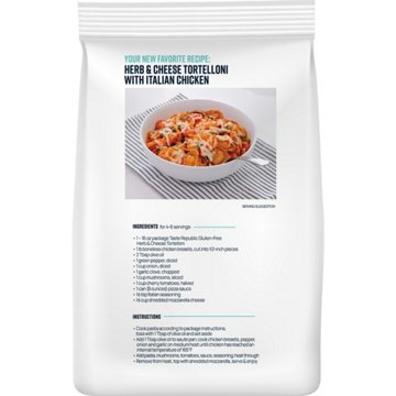 Taste Republic Herb & Cheese High Protein Gluten Free Tortelloni
