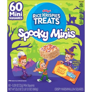 Rice Krispies Treats Spooky Mini Squares