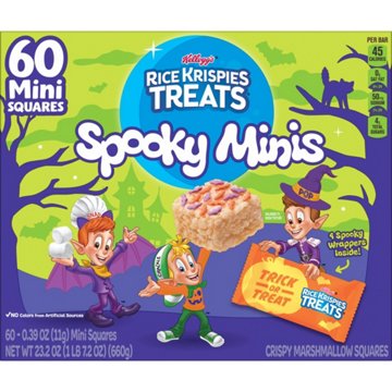 Rice Krispies Treats Spooky Mini Squares