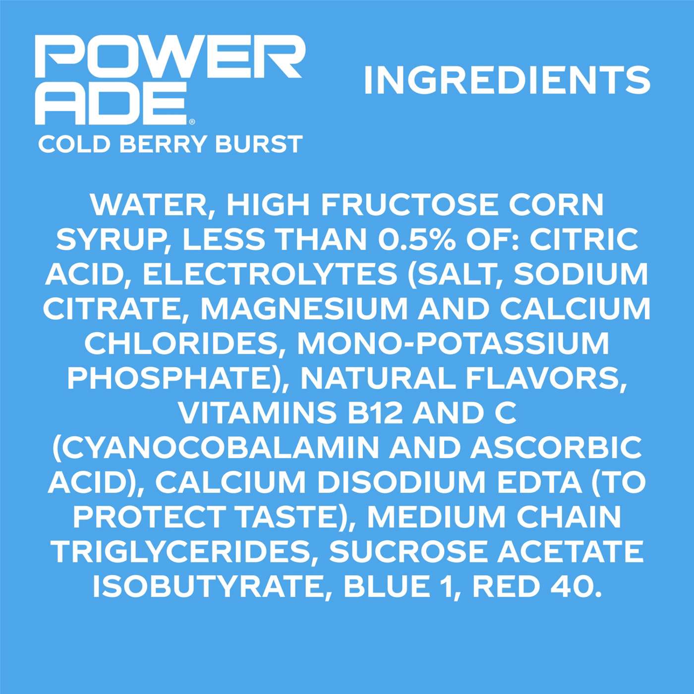 Powerade Limited Edition Soccer Cold Berry Burst Sports Drink - Shop ...