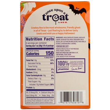 Once Upon a Treat by H-E-B Milk Chocolate Cowboy Boo