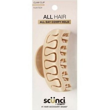 Scunci All Day Hold Large Claw Clip - Nude