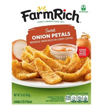 Farm Rich Sweet Onion Petals, 15 oz