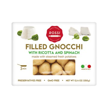 Pasta Fresca Rossi Filled Gnocchi with Ricotta & Spinach