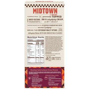 Midtown by H-E-B Goat Cheese, Italian Sausage & Fig Preserves Frozen Flatbread Pizza
