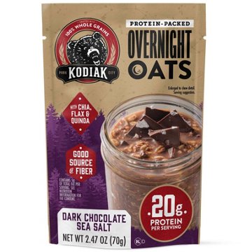 Kodiak Protein-Packed Dark Chocolate Sea Salt Overnight Oats