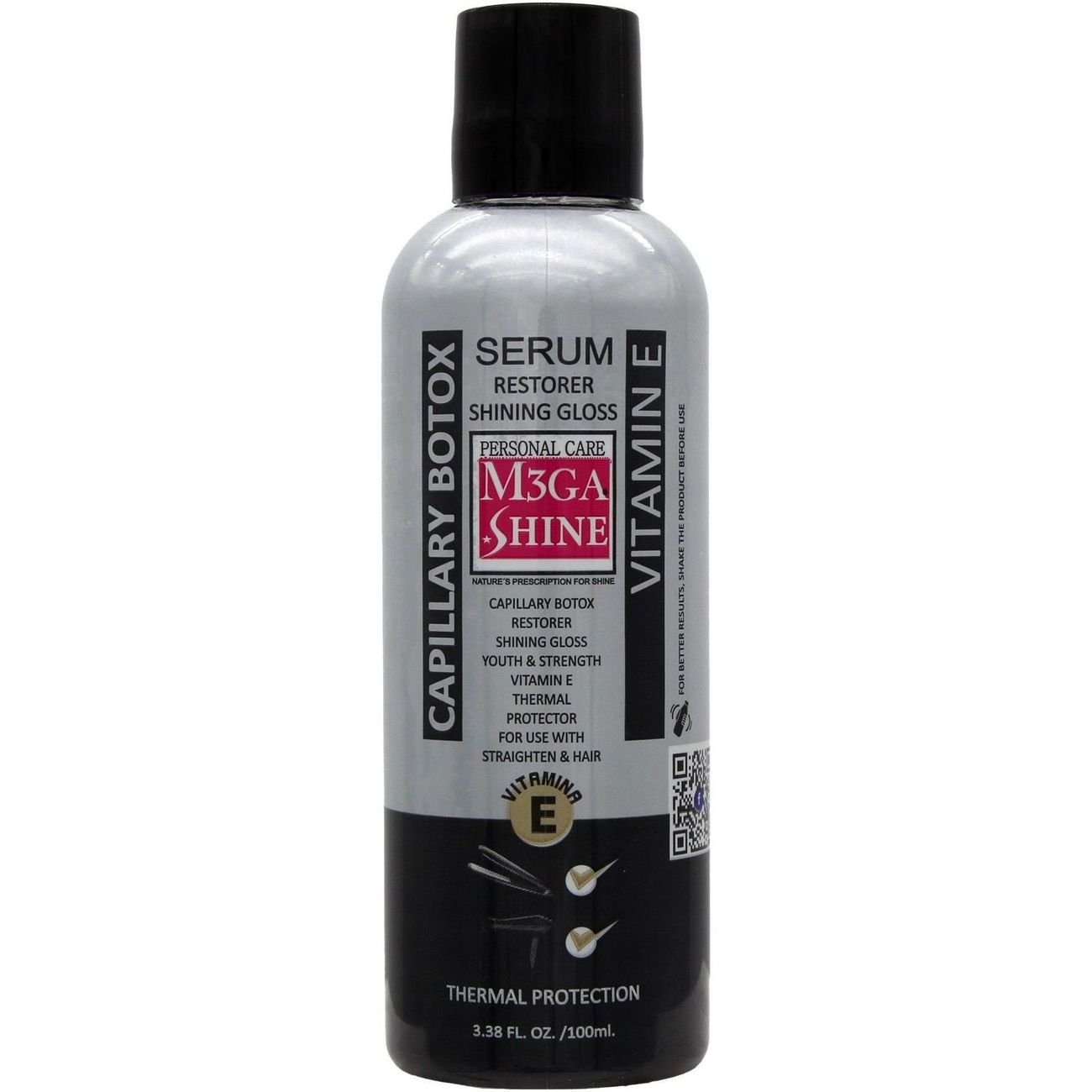 Mega Shine Hair Smoothing & Shine Capillary Botox Serum Gloss