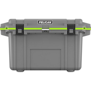 Pelican Elite Cooler - Grey & Green, 70 qt