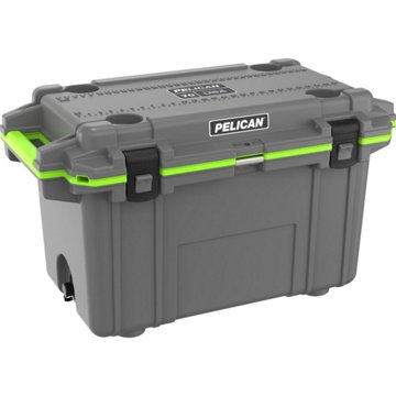 Pelican Elite Cooler - Grey & Green, 70 qt