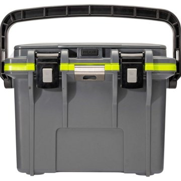 Pelican Cooler - Dark Grey & Green, 14 qt