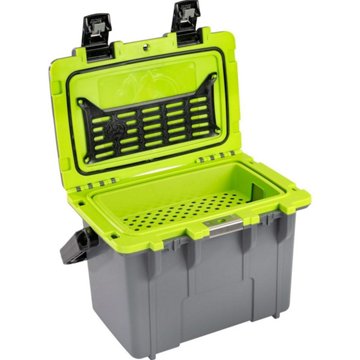 Pelican Cooler - Dark Grey & Green, 14 qt