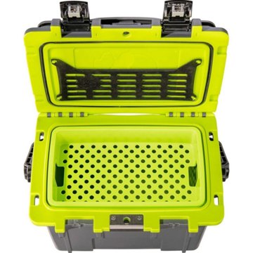 Pelican Cooler - Dark Grey & Green, 14 qt