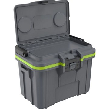 Pelican Cooler - Dark Grey & Green, 8 qt