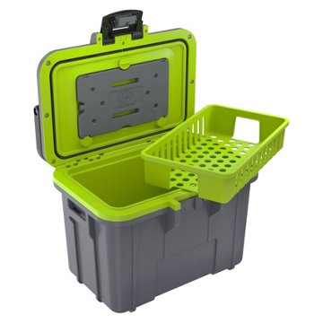 Pelican Cooler - Dark Grey & Green, 8 qt