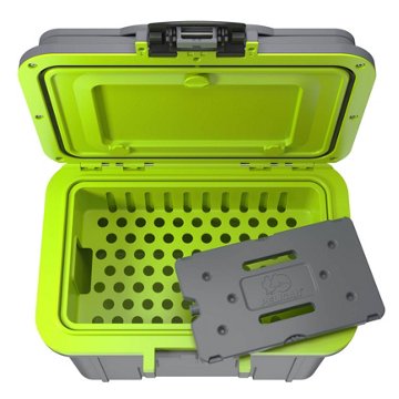 Pelican Cooler - Dark Grey & Green, 8 qt
