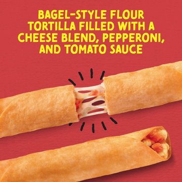 Bagel Bites Cheese & Pepperoni Rolled Pizza Snacks, 12 ct