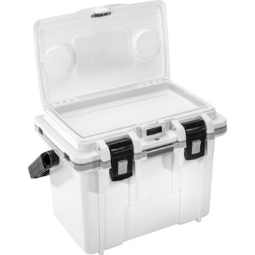 Pelican Cooler - White & Grey, 14 qt