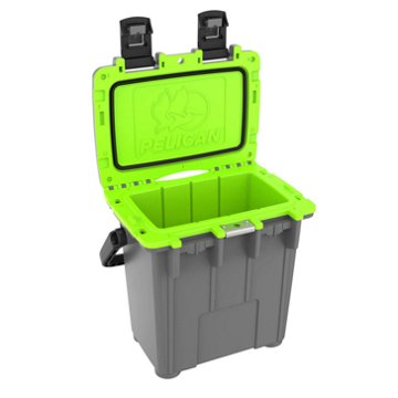 Pelican Elite Cooler - Grey & Green, 20 qt