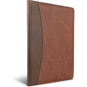 Samsill Two-Tone Brown Padfolio