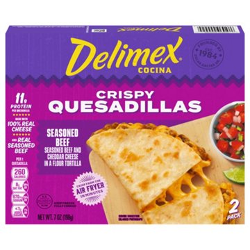 Delimex Seasoned Beef Crispy Quesadillas
