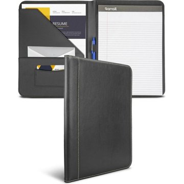 Samsill Black Padfolio