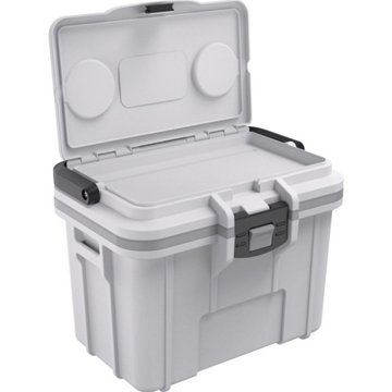Pelican Cooler - White & Grey, 8 qt