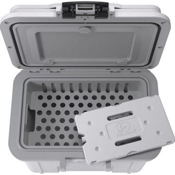 Pelican Cooler - White & Grey, 8 qt