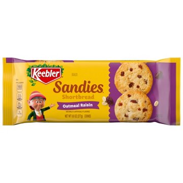 Keebler Sandies Shortbread Oatmeal Raisin Cookies