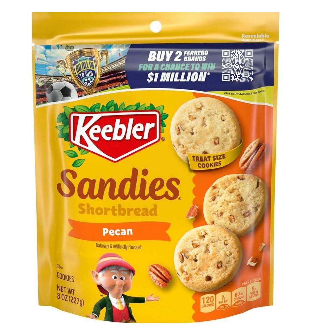 Keebler Sandies Pecan Shortbread Cookies - Shop Cookies at H-E-B