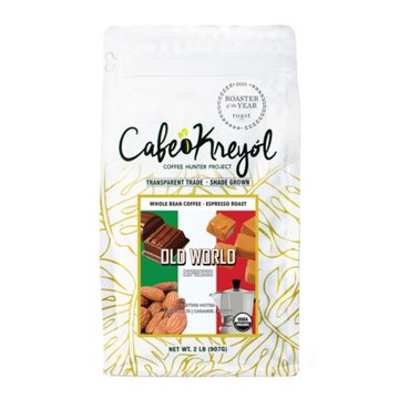 Cafe Kreyol Old World Espresso Roast Whole Bean Coffee