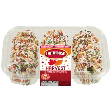 Lofthouse Harvest Shortbread Cookies, 9.5 oz