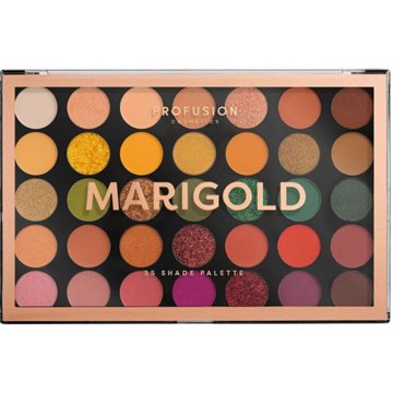 Profusion Cosmetics 35 Shade Eyeshadow Palette - Marigold