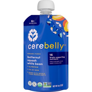 Cerebelly Organic Puree - Butternut Squash & White Bean