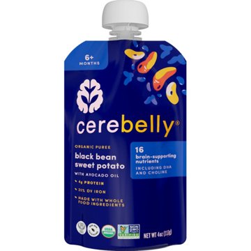 Cerebelly Organic Puree - Black Bean & Sweet Potato