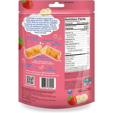 Toddler Mum-Mum Wafer Sticks - Banana & Strawberry