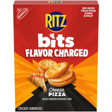 Ritz Bits Flavor Charged Cheese Pizza Crackers