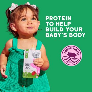 Serenity Kids Organic Baby Food Pouch - Pork & Apple