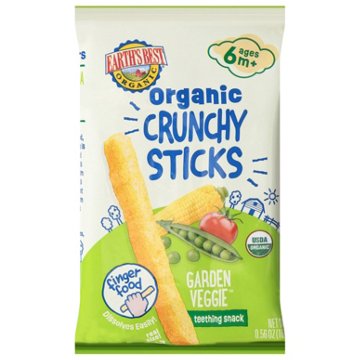 Earth's Best Organic Crunchy Sticks - Garden Veggie