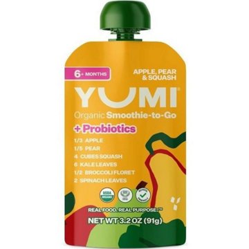 Yumi Organic Smoothie Pouch - Apple Pear & Squash