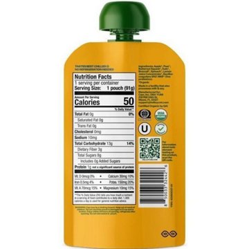 Yumi Organic Smoothie Pouch - Apple Pear & Squash