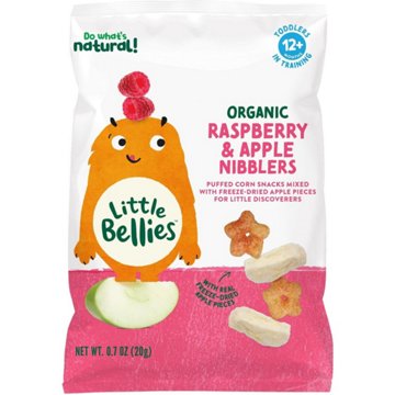 Little Bellies Organic Raspberry and Apple Nibblers