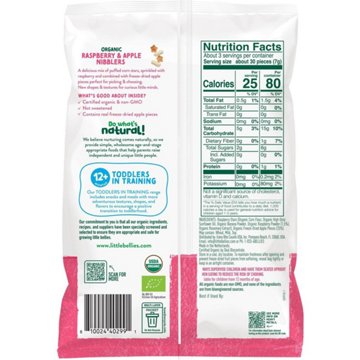 Little Bellies Organic Raspberry and Apple Nibblers