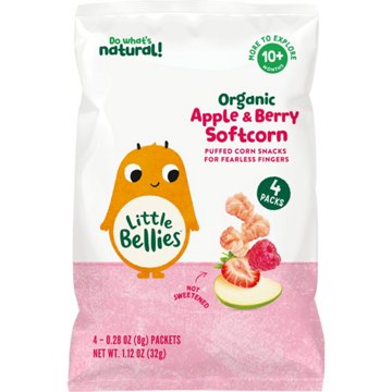 Little Bellies Organic Apple and Berry Softcorn
