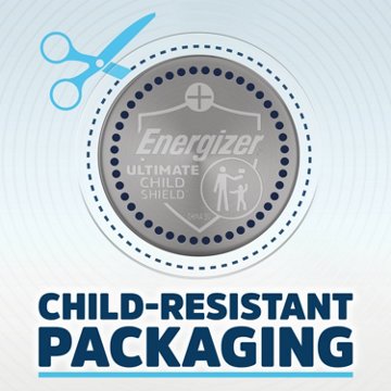 Energizer Ultimate Child Shield 2032 Coin Battery, 4 pk