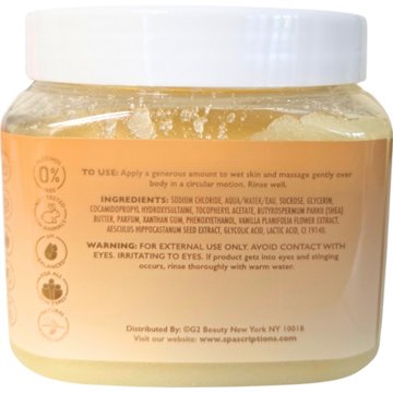 Spascriptions Exfoliating Sugar Scrub - Toasted Vanilla & Chestnut Butter, 21 oz