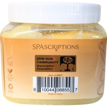 Spascriptions Exfoliating Sugar Scrub - Toasted Vanilla & Chestnut Butter, 21 oz