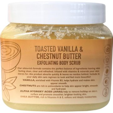 Spascriptions Exfoliating Sugar Scrub - Toasted Vanilla & Chestnut Butter, 21 oz