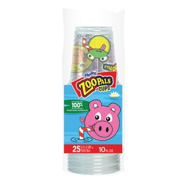 Hefty Zoo Pals 10 oz Cups, 25 ct