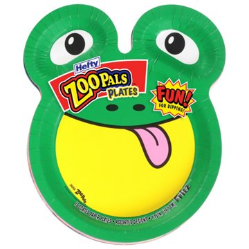 Hefty Zoo Pals 7.75 in Plates, 15 ct